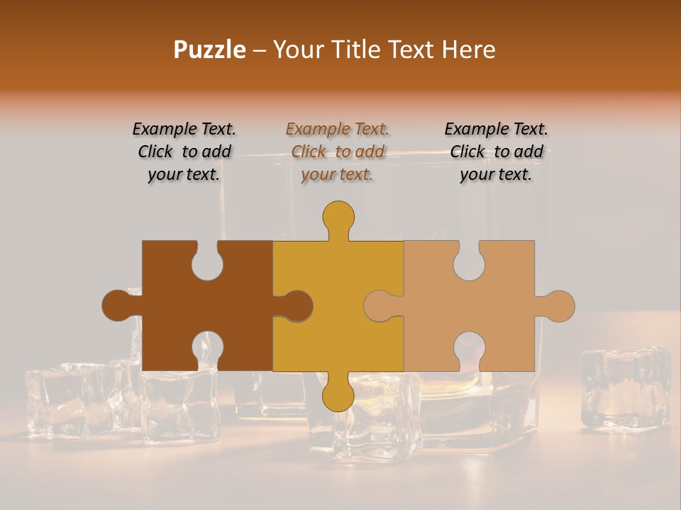 Highball Scotch Background PowerPoint Template