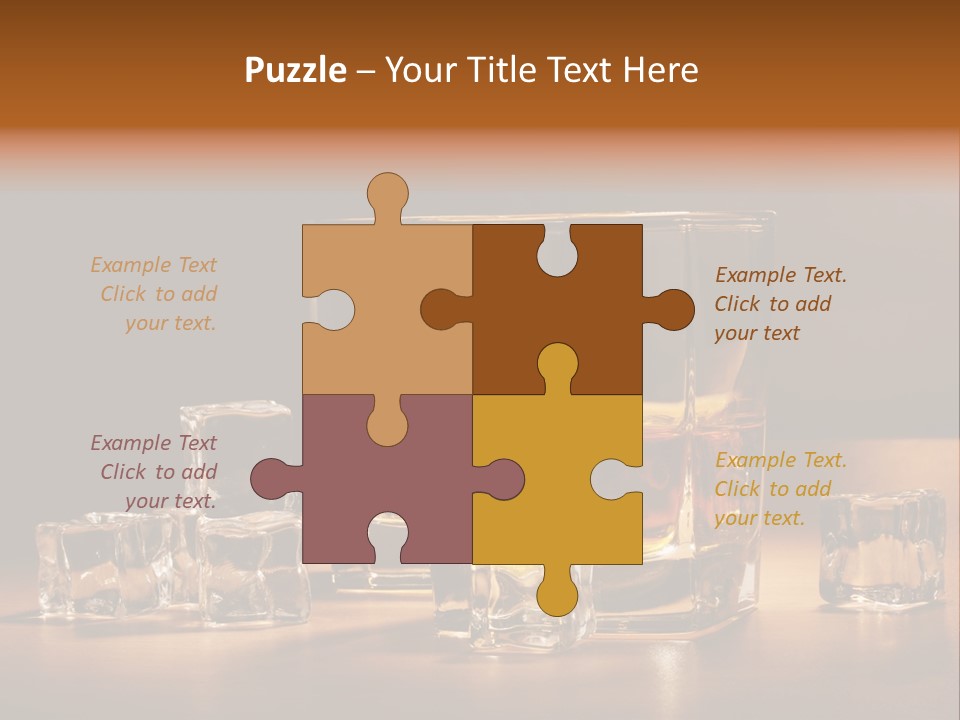 Highball Scotch Background PowerPoint Template