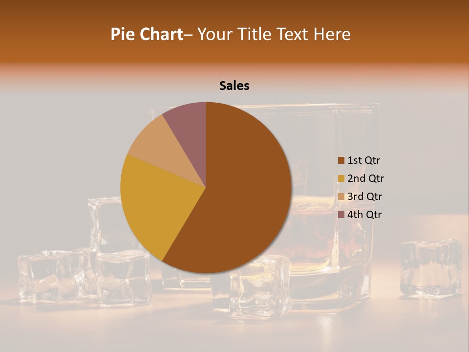 Highball Scotch Background PowerPoint Template