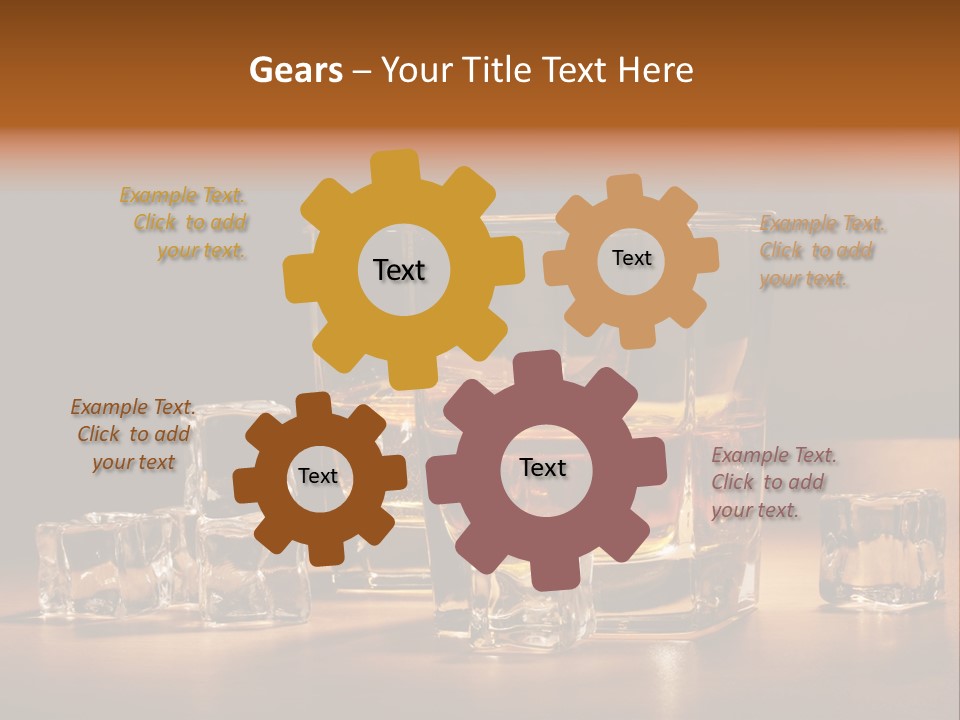 Highball Scotch Background PowerPoint Template