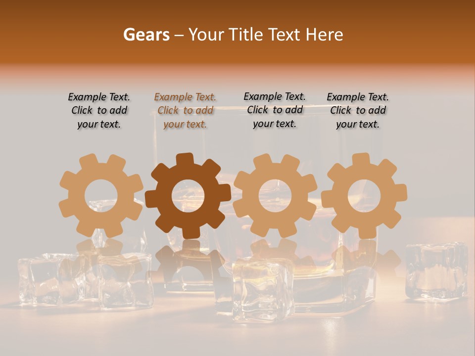 Highball Scotch Background PowerPoint Template