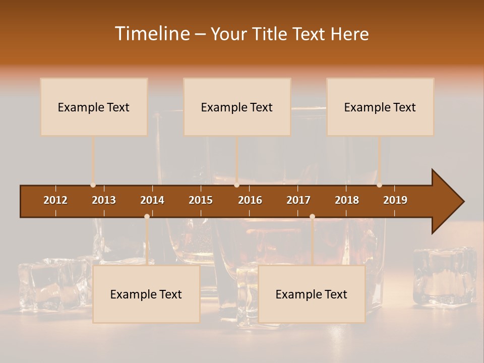 Highball Scotch Background PowerPoint Template