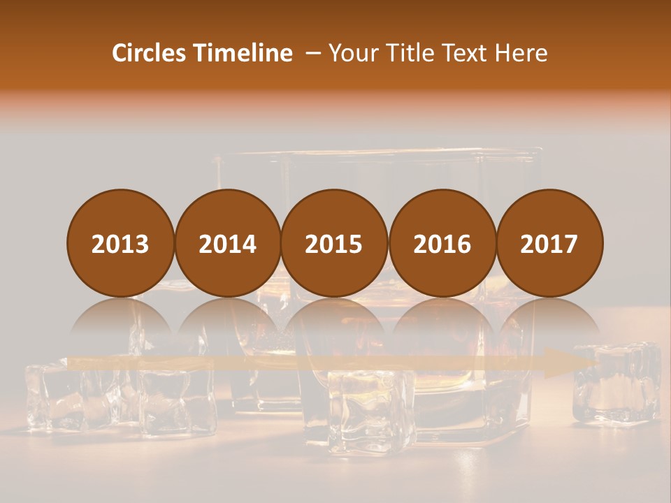 Highball Scotch Background PowerPoint Template
