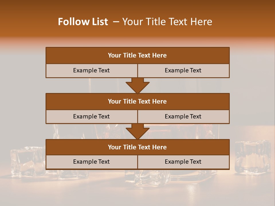 Highball Scotch Background PowerPoint Template