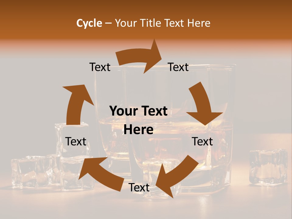 Highball Scotch Background PowerPoint Template