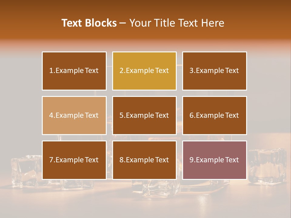 Highball Scotch Background PowerPoint Template