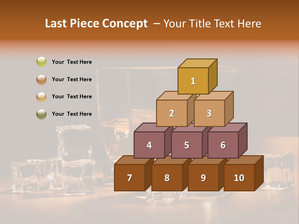 Highball Scotch Background PowerPoint Template