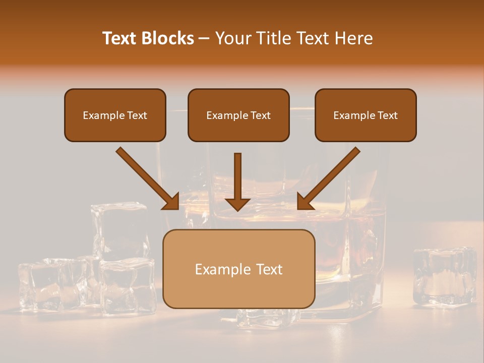 Highball Scotch Background PowerPoint Template
