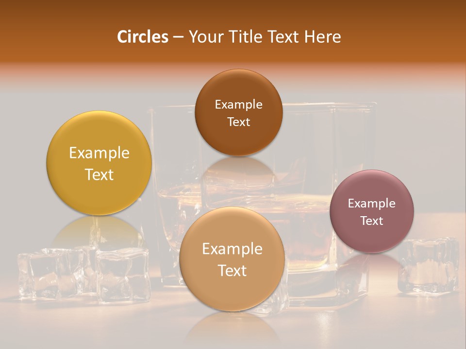 Highball Scotch Background PowerPoint Template