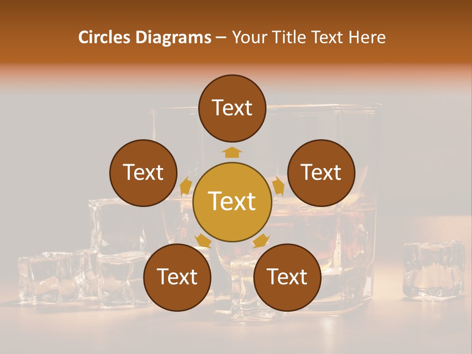 Highball Scotch Background PowerPoint Template