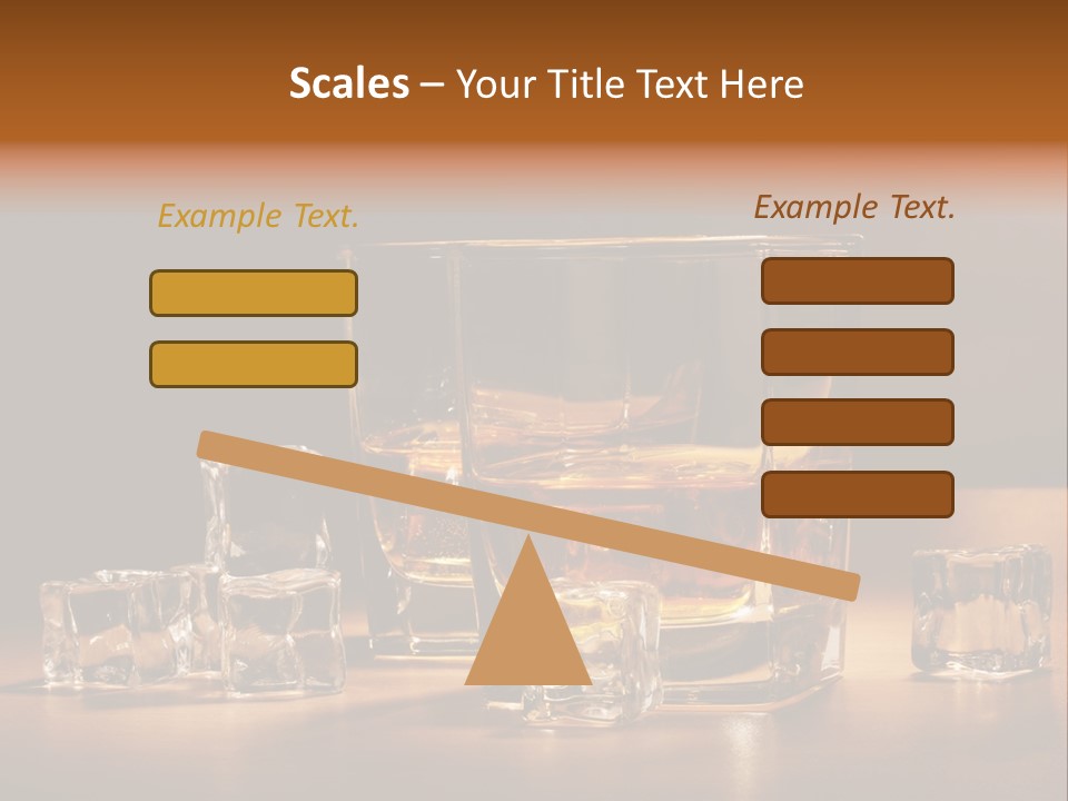 Highball Scotch Background PowerPoint Template