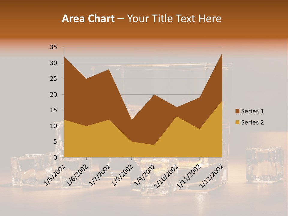 Highball Scotch Background PowerPoint Template