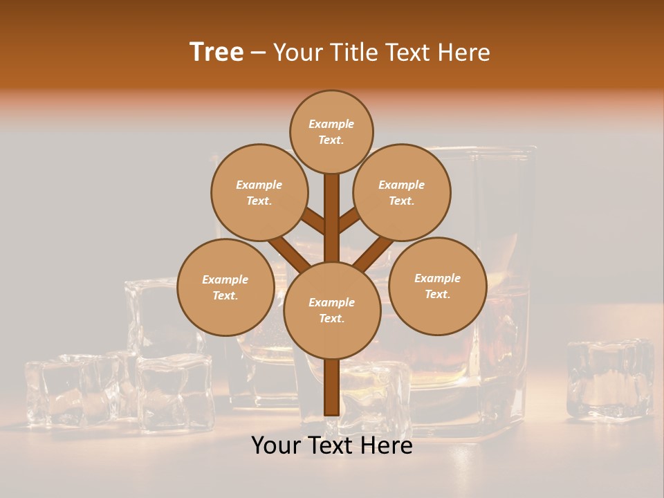 Highball Scotch Background PowerPoint Template