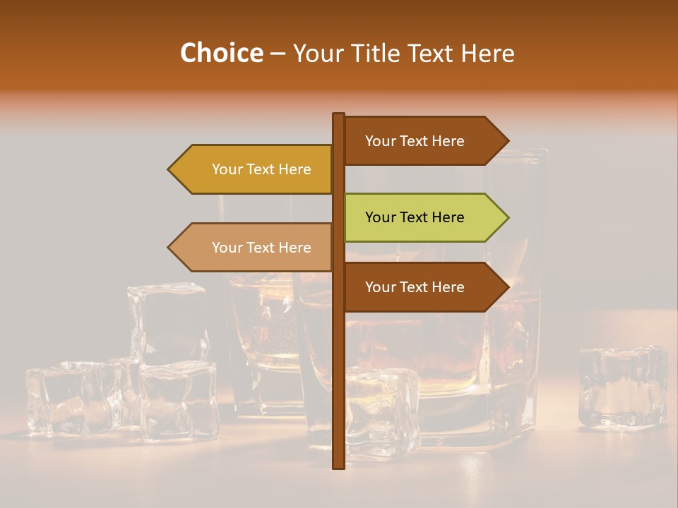 Highball Scotch Background PowerPoint Template