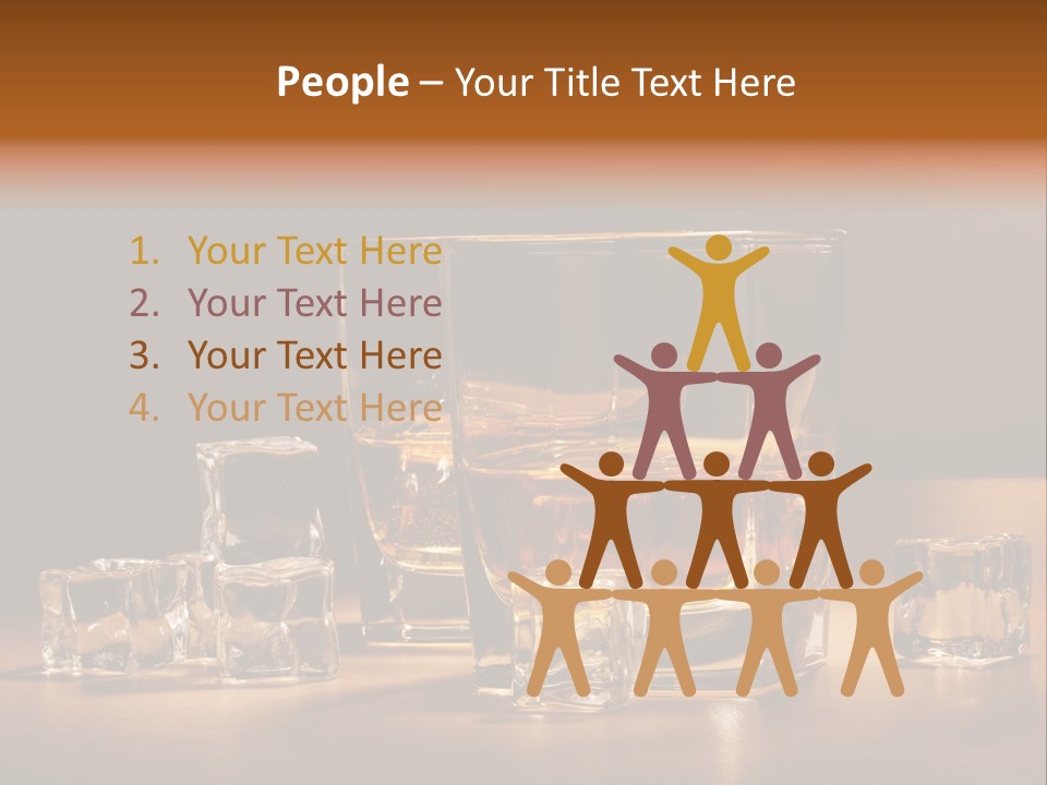 Highball Scotch Background PowerPoint Template