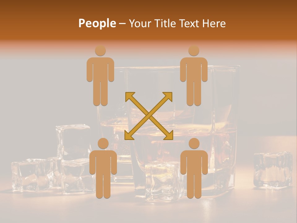 Highball Scotch Background PowerPoint Template