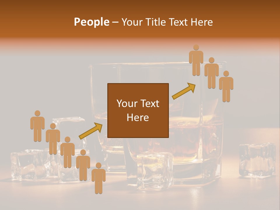 Highball Scotch Background PowerPoint Template