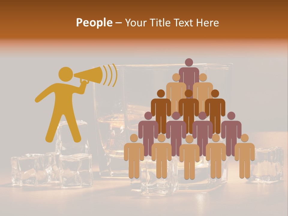 Highball Scotch Background PowerPoint Template