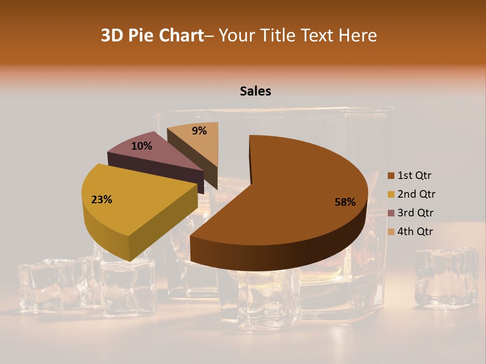 Highball Scotch Background PowerPoint Template