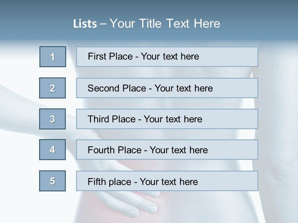 Therapy Ache Health Care Concept PowerPoint Template
