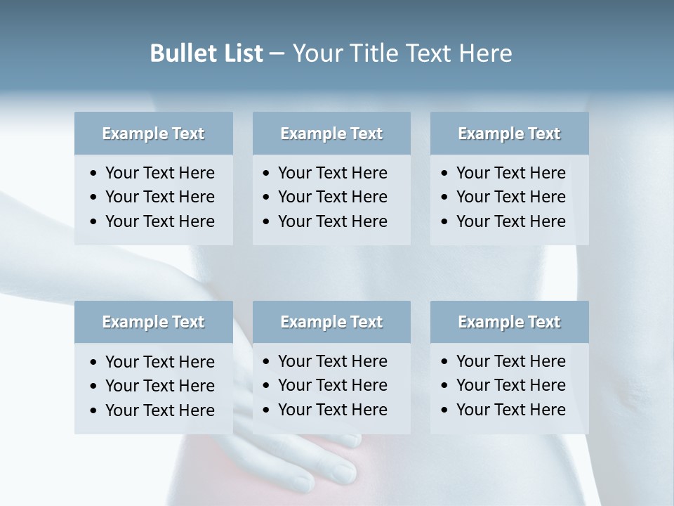 Therapy Ache Health Care Concept PowerPoint Template