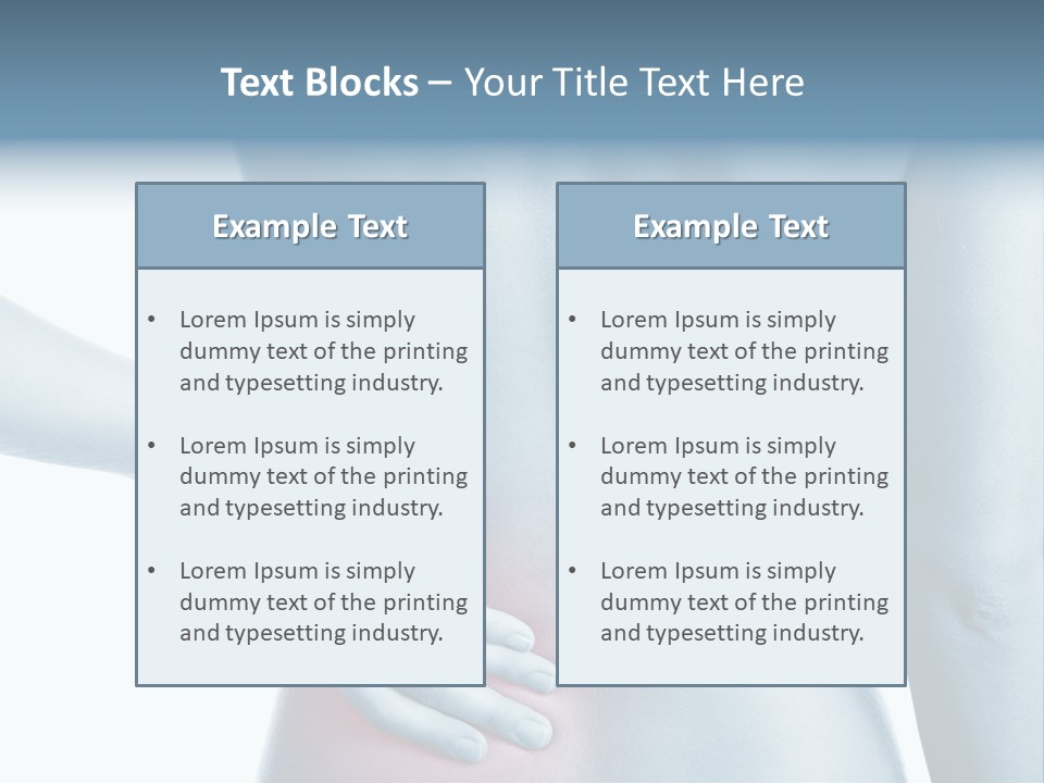 Therapy Ache Health Care Concept PowerPoint Template