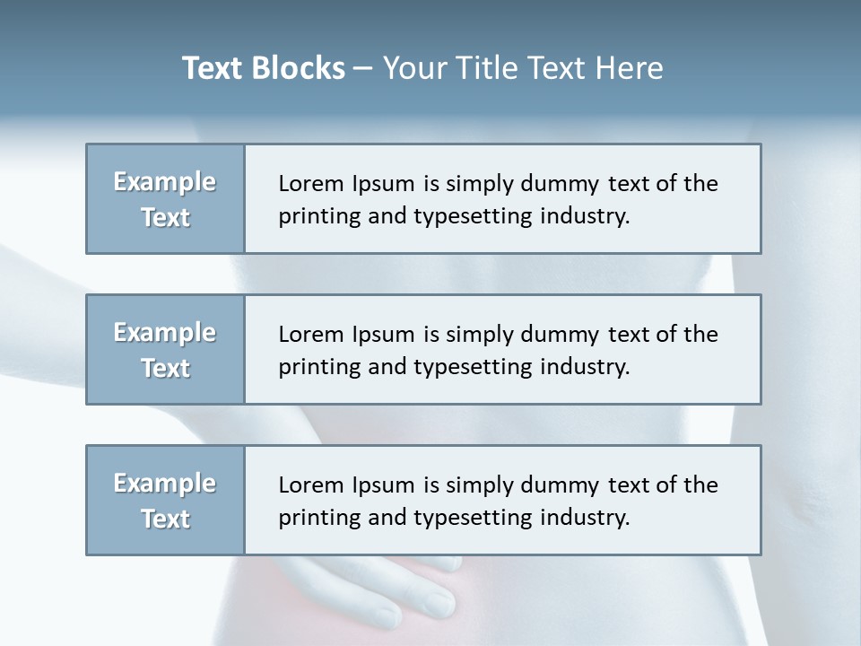 Therapy Ache Health Care Concept PowerPoint Template