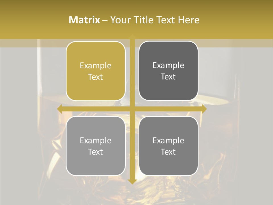 Glassware Object Cold PowerPoint Template