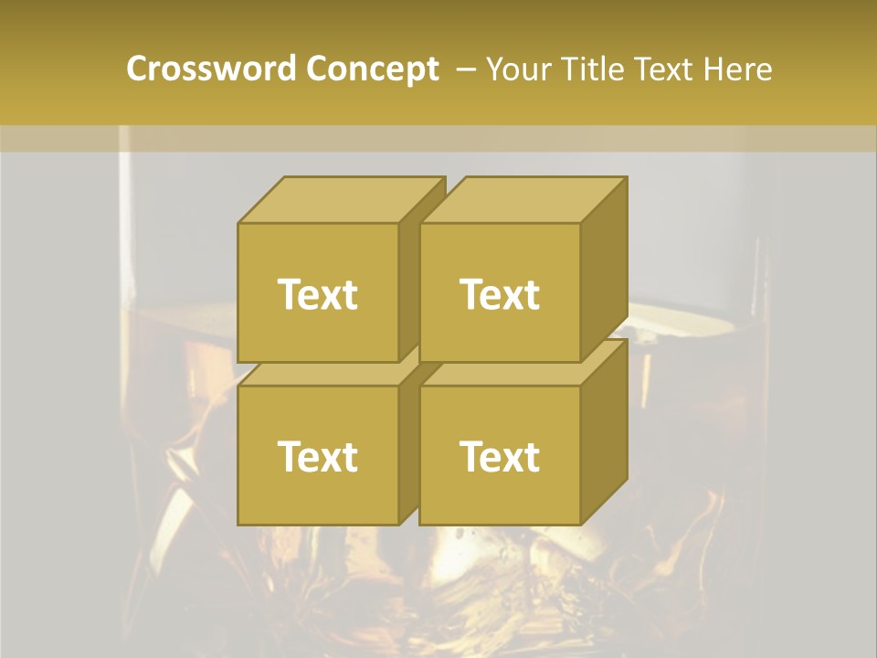 Glassware Object Cold PowerPoint Template
