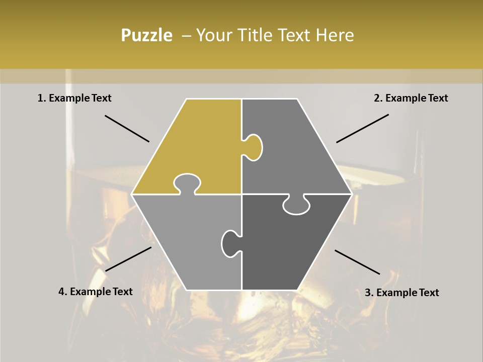 Glassware Object Cold PowerPoint Template