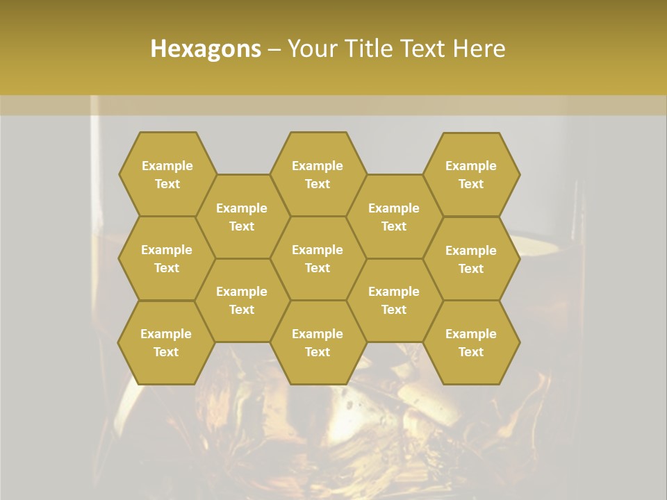 Glassware Object Cold PowerPoint Template