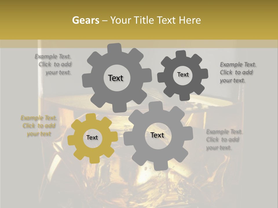 Glassware Object Cold PowerPoint Template