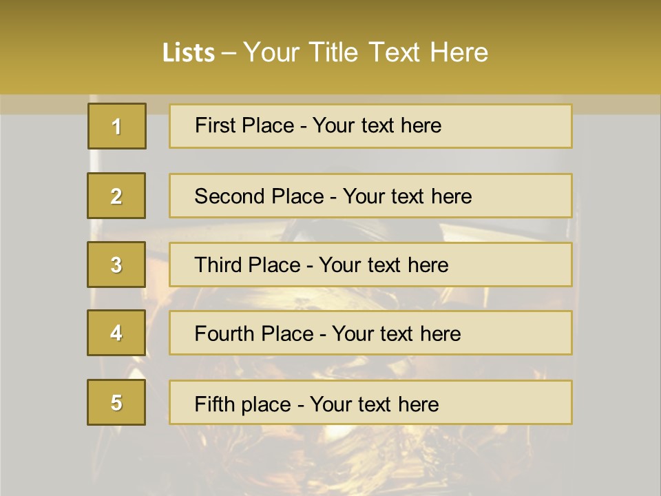 Glassware Object Cold PowerPoint Template