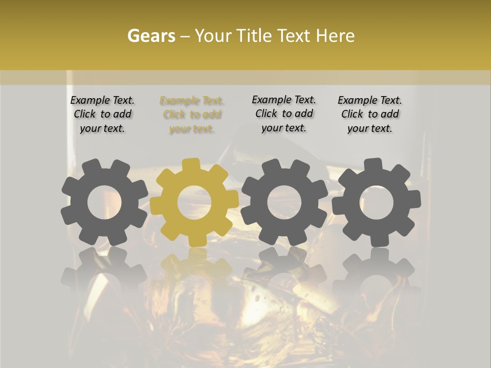 Glassware Object Cold PowerPoint Template