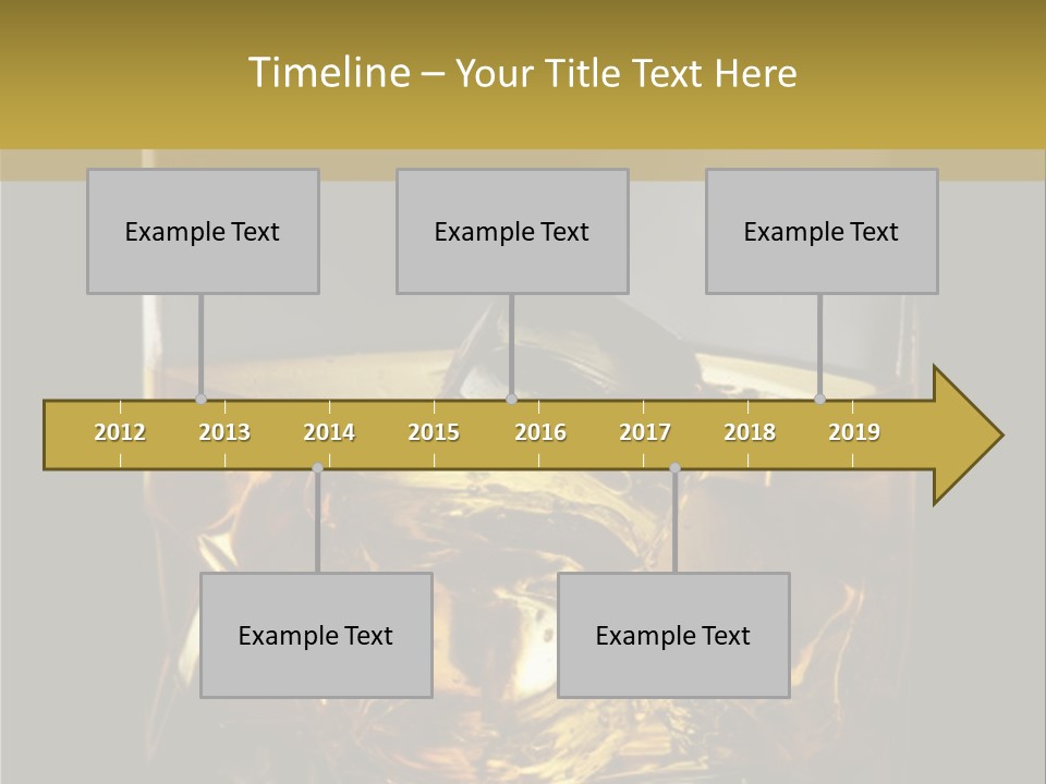 Glassware Object Cold PowerPoint Template