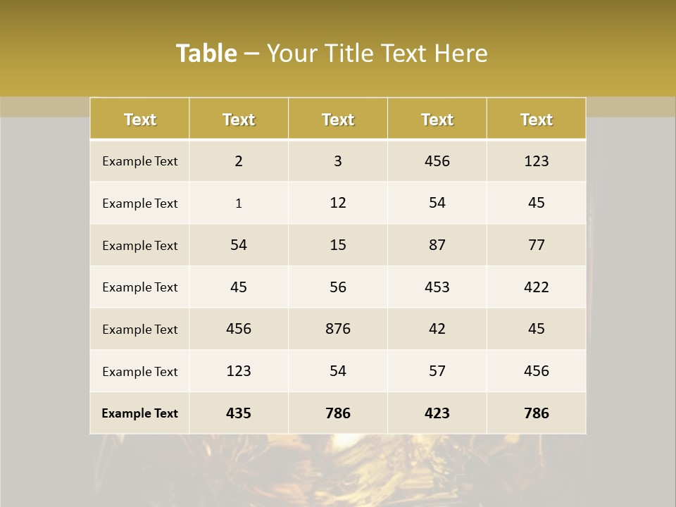 Glassware Object Cold PowerPoint Template