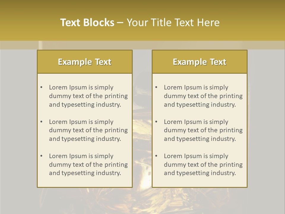 Glassware Object Cold PowerPoint Template