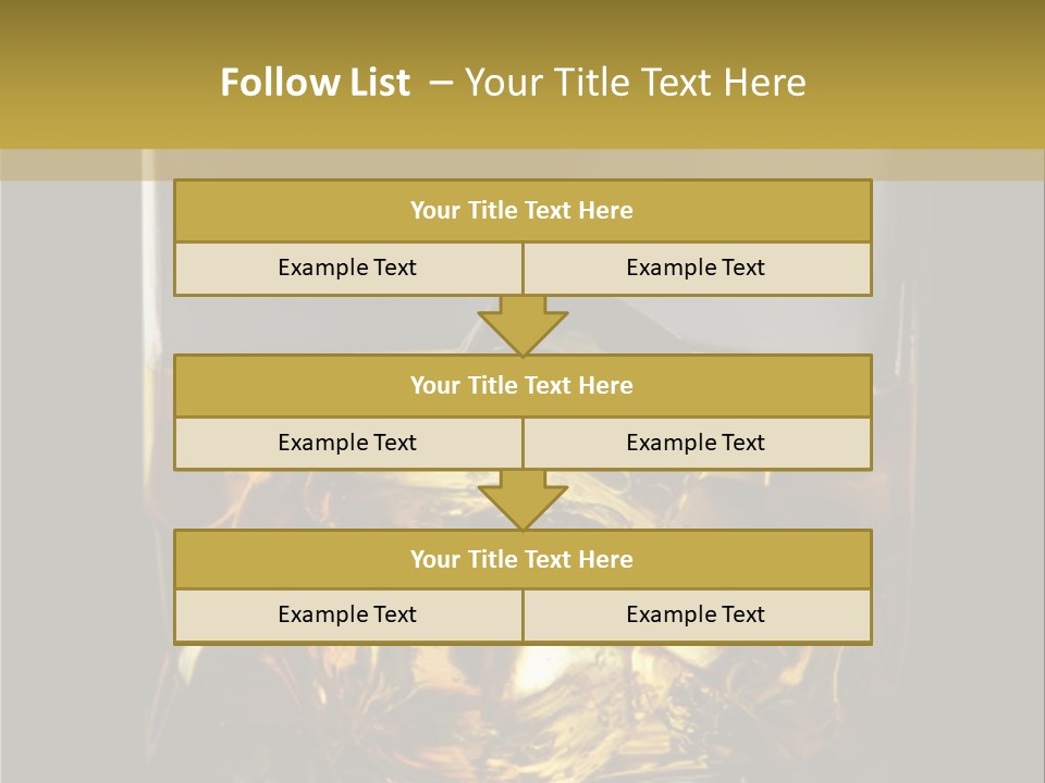 Glassware Object Cold PowerPoint Template