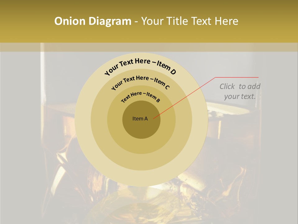 Glassware Object Cold PowerPoint Template