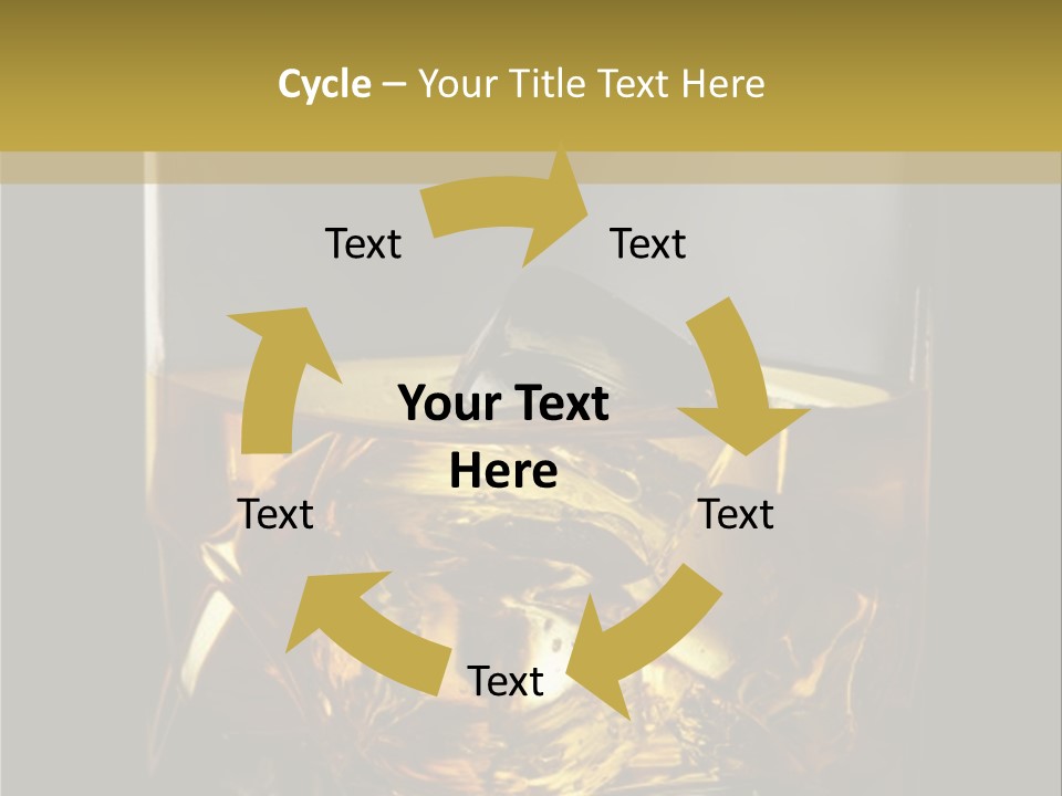 Glassware Object Cold PowerPoint Template