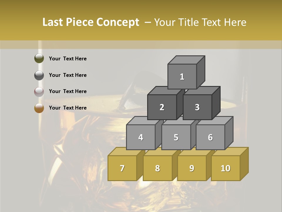 Glassware Object Cold PowerPoint Template