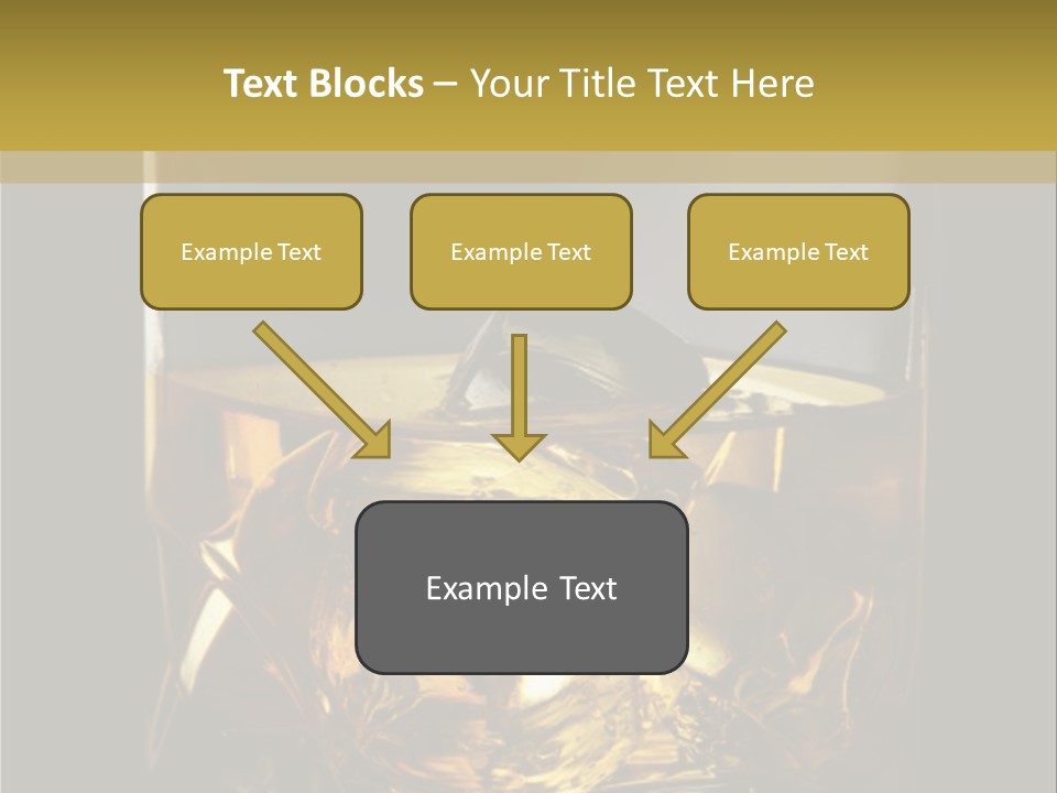 Glassware Object Cold PowerPoint Template