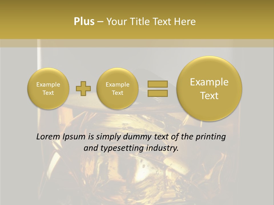 Glassware Object Cold PowerPoint Template