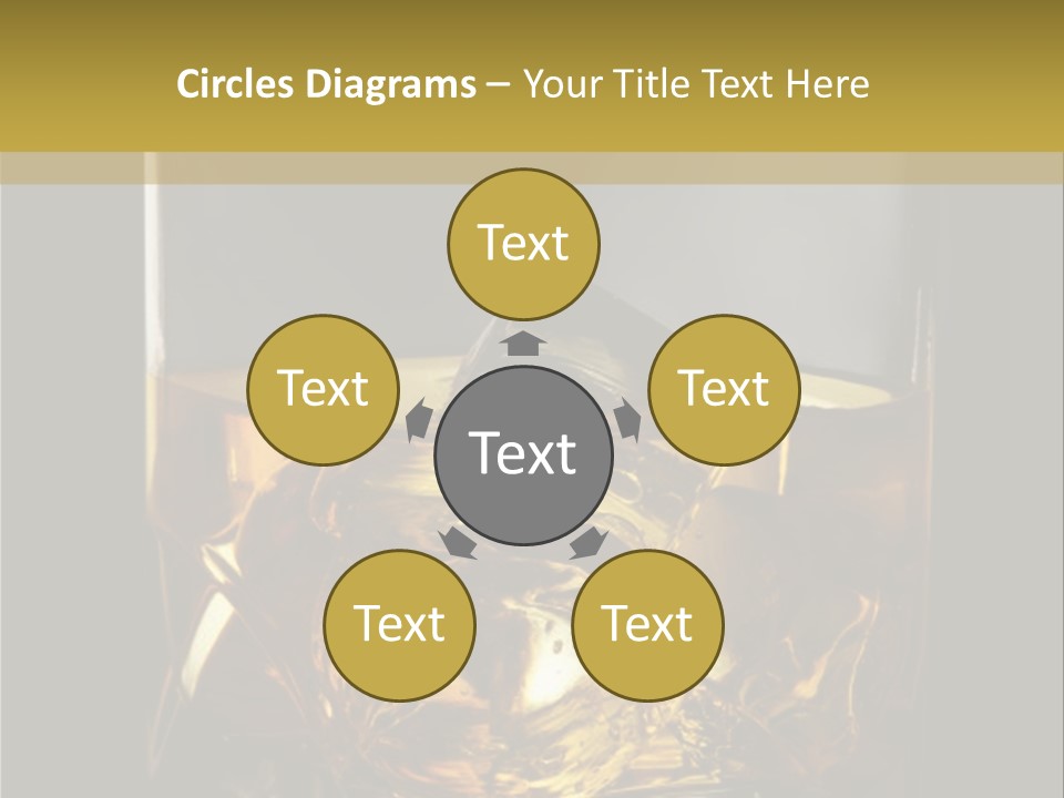 Glassware Object Cold PowerPoint Template