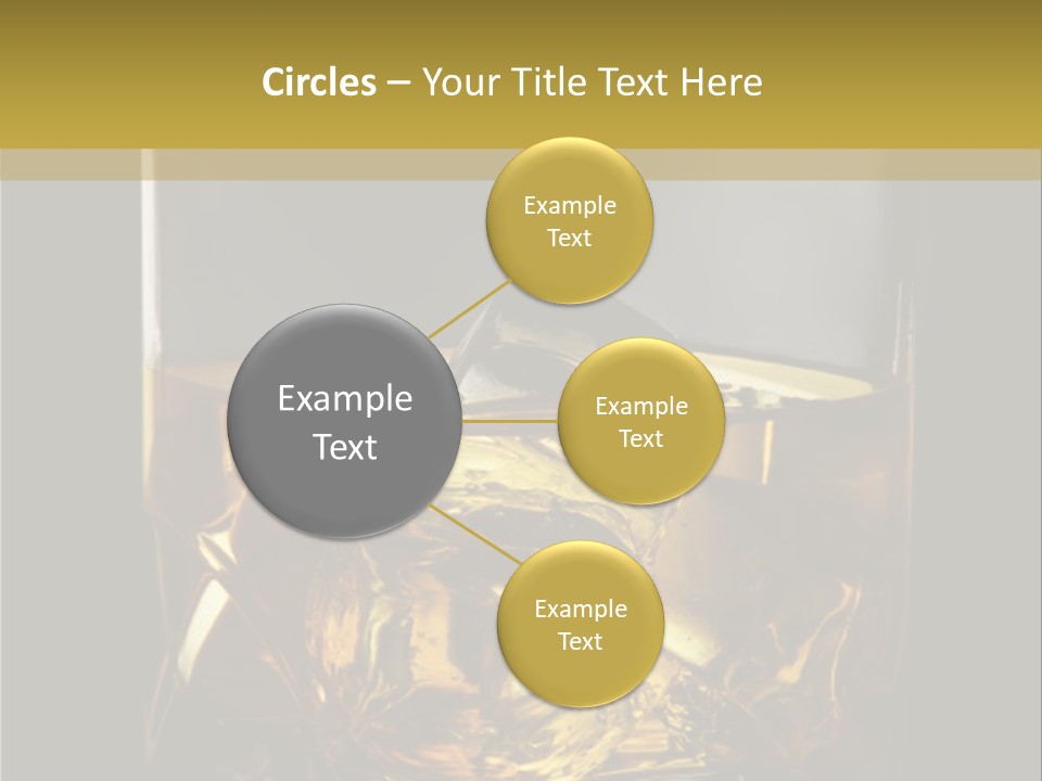 Glassware Object Cold PowerPoint Template