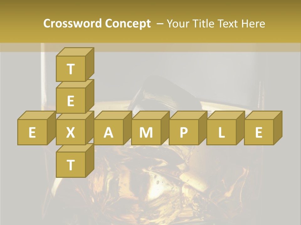 Glassware Object Cold PowerPoint Template