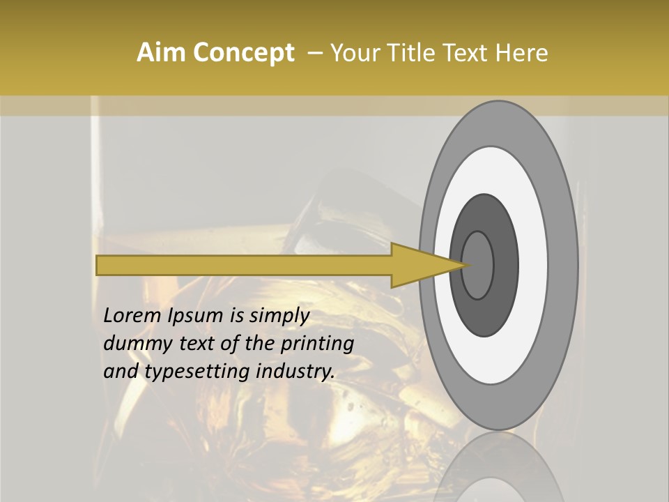 Glassware Object Cold PowerPoint Template