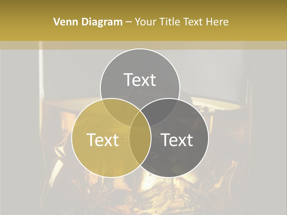 Glassware Object Cold PowerPoint Template
