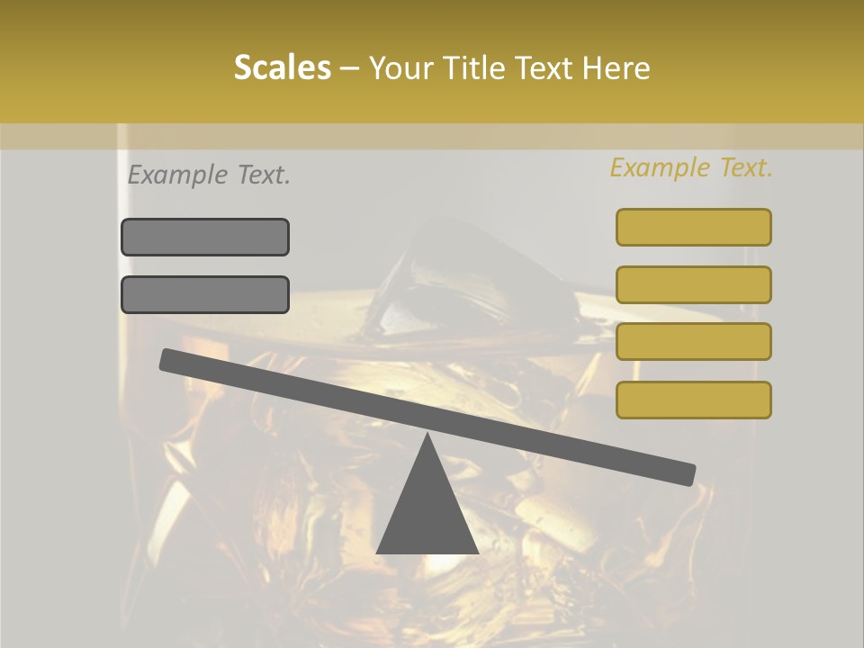 Glassware Object Cold PowerPoint Template