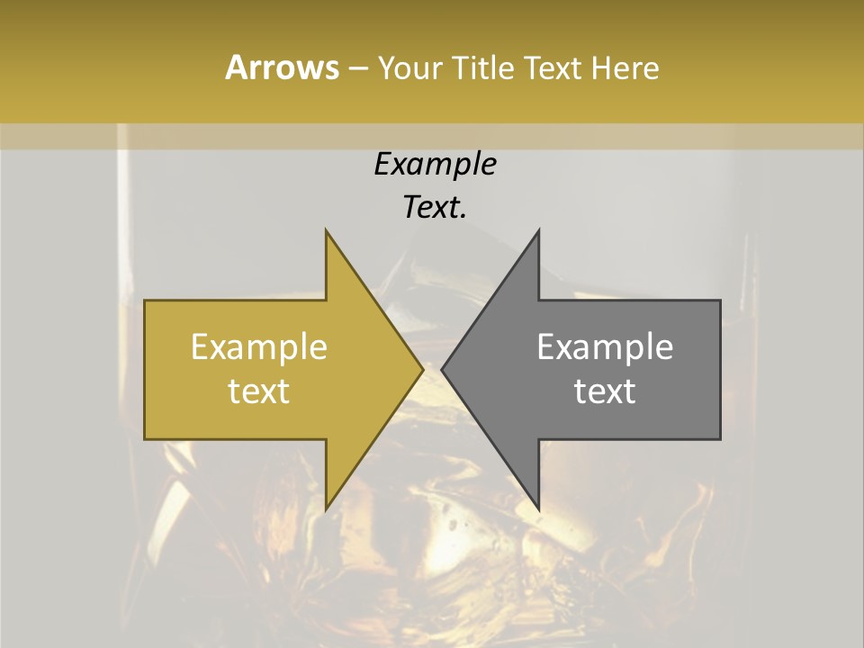 Glassware Object Cold PowerPoint Template